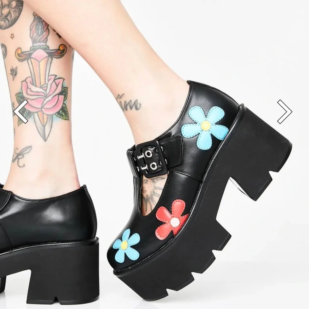 Flower‎ power platform maryjanes